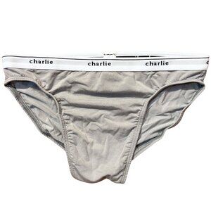 Charlie by MZ Original Grey Low Cut Men's Brief NWT Size Small